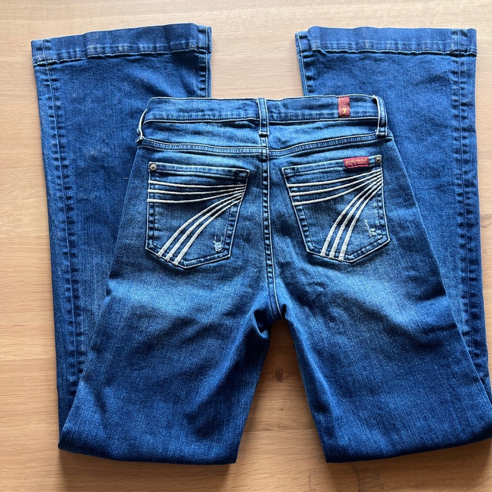 7 for all Mankind Tailorless Dojo medium wash